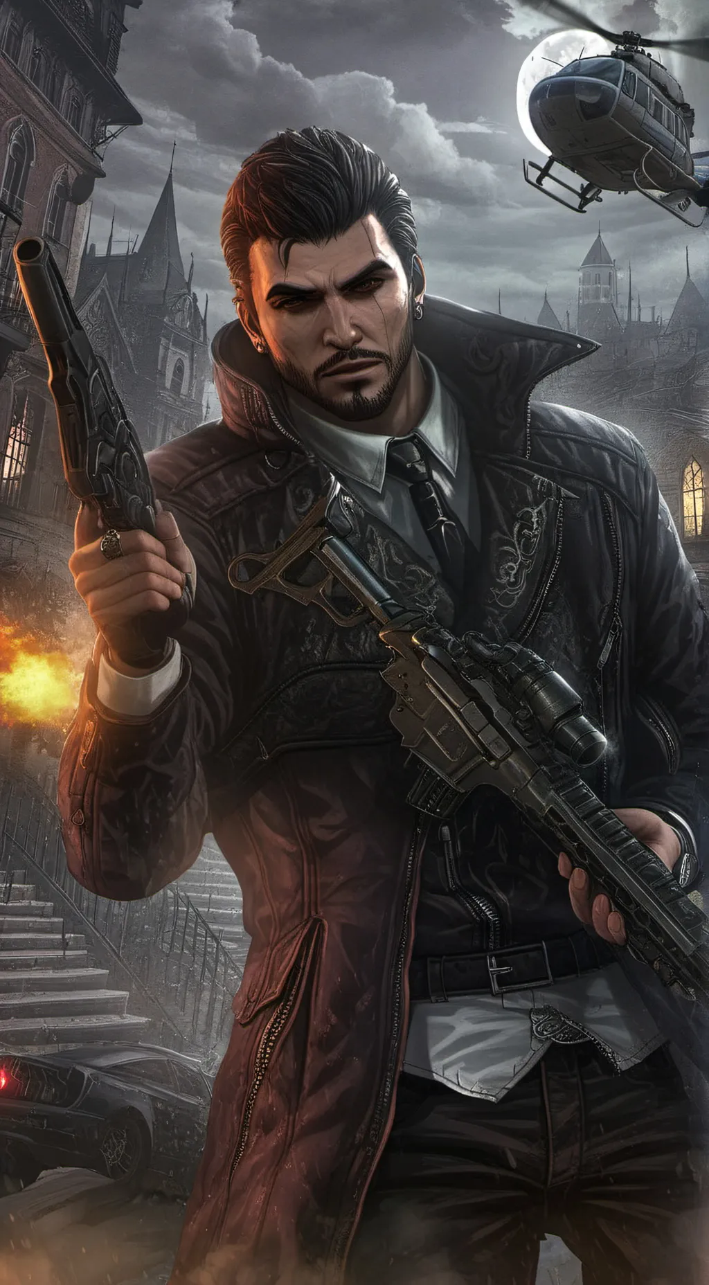 ai character: Make a game! background