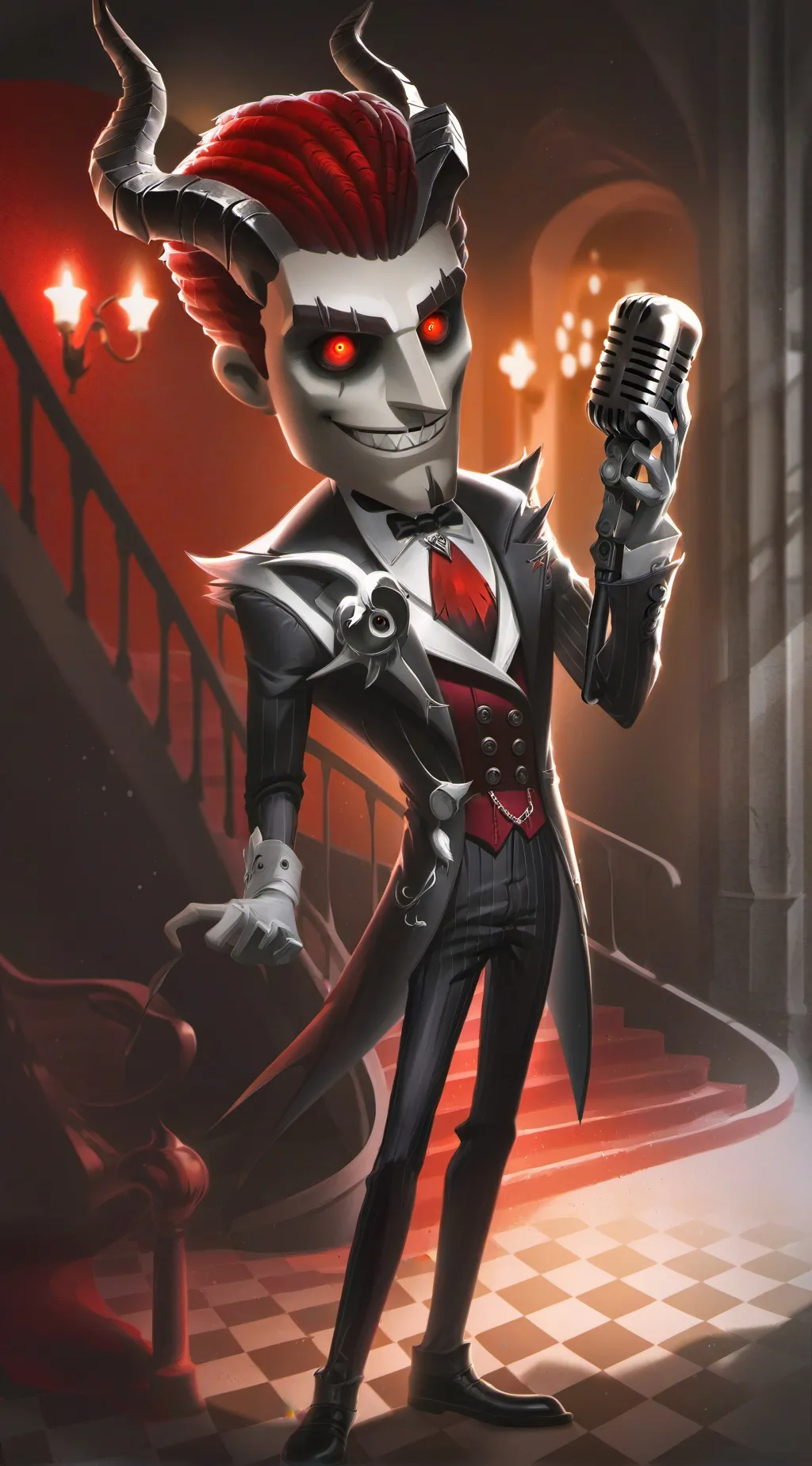 ai character: Alastor  background