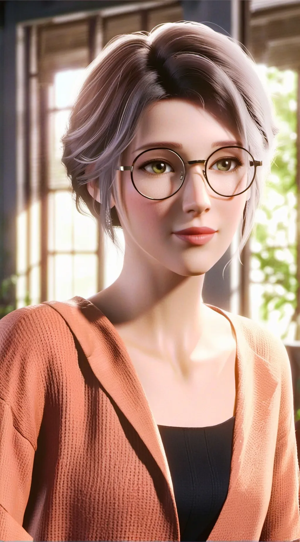 ai character: serene background