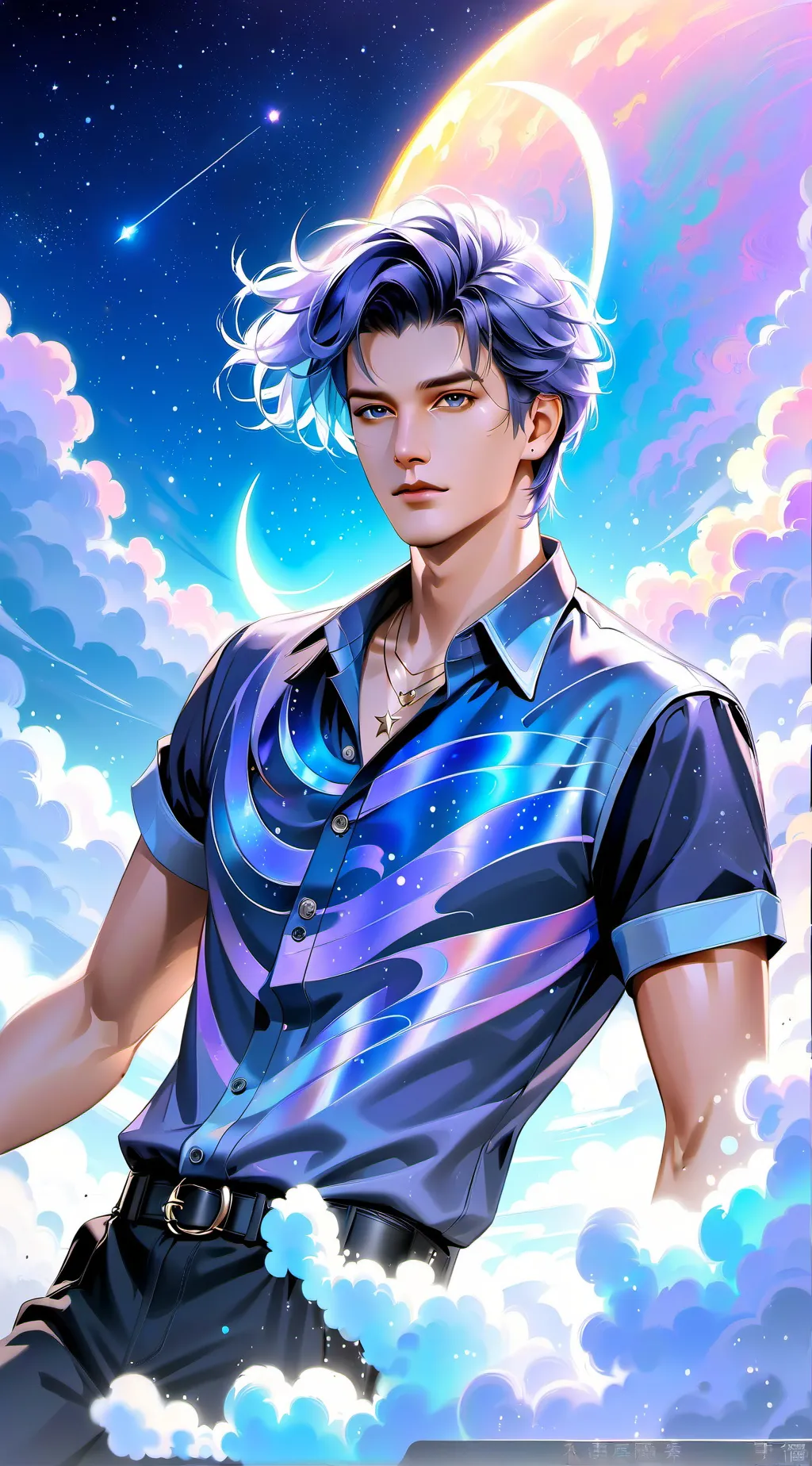 ai character: Redecent background