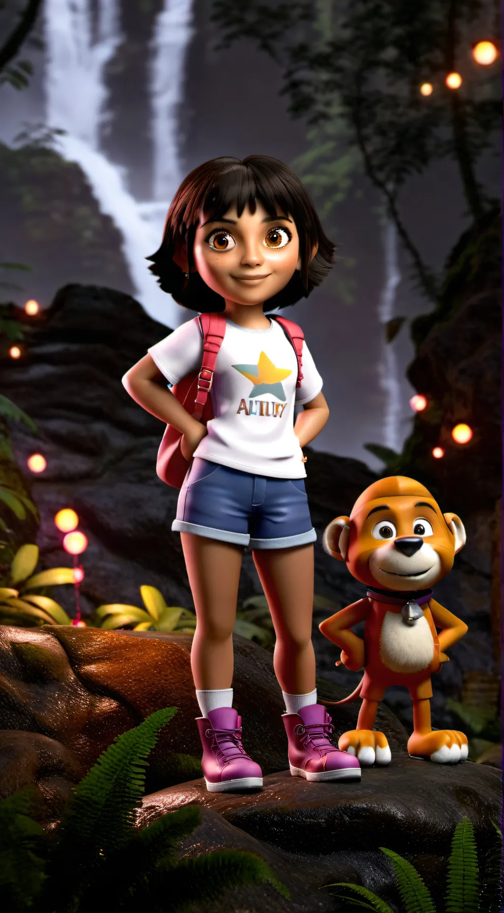 ai character: dora background