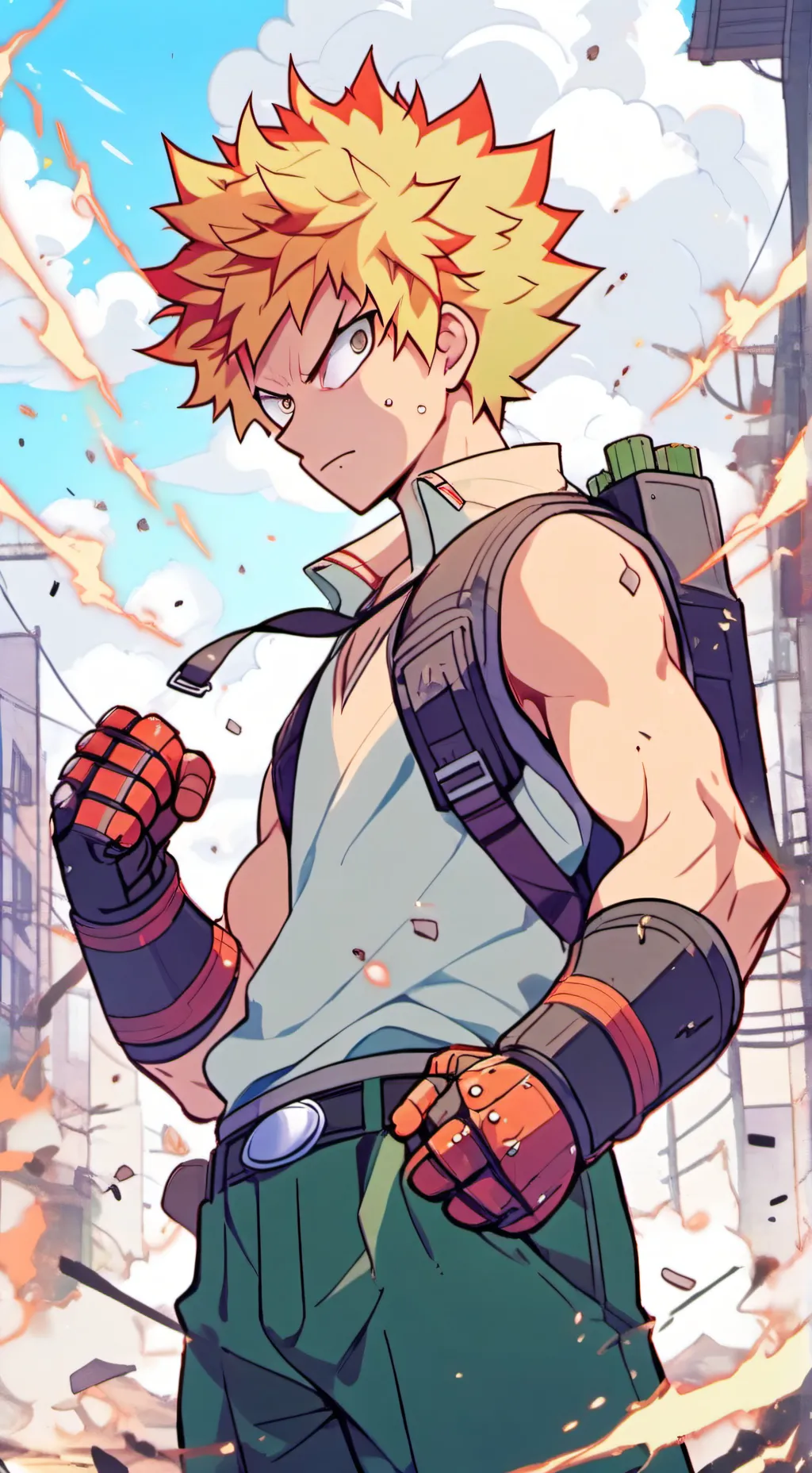 ai character: Bakugo bf background
