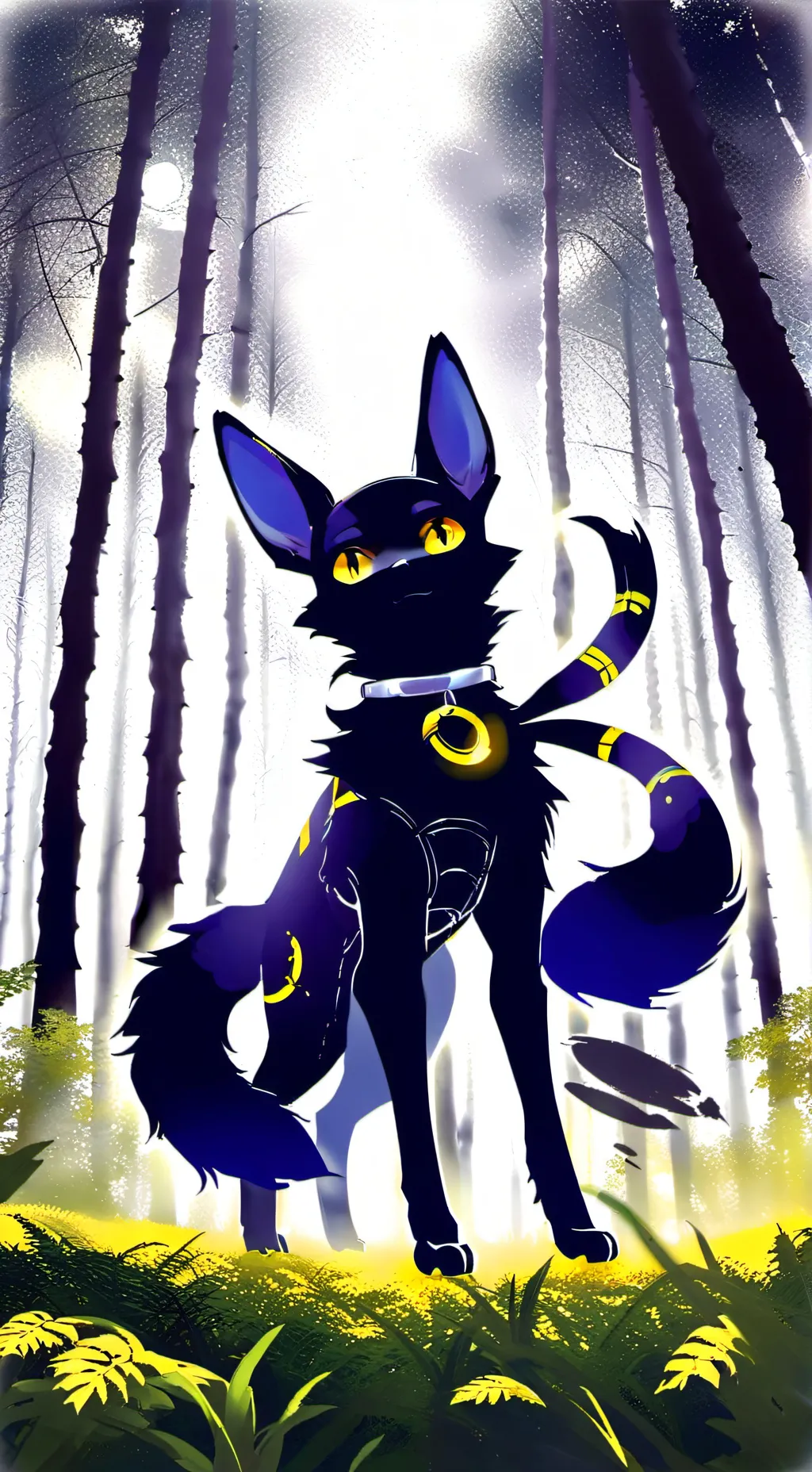 ai character: Umbreon! background