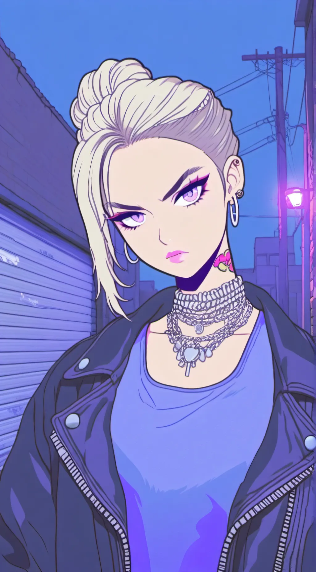 ai character: Eleven  background