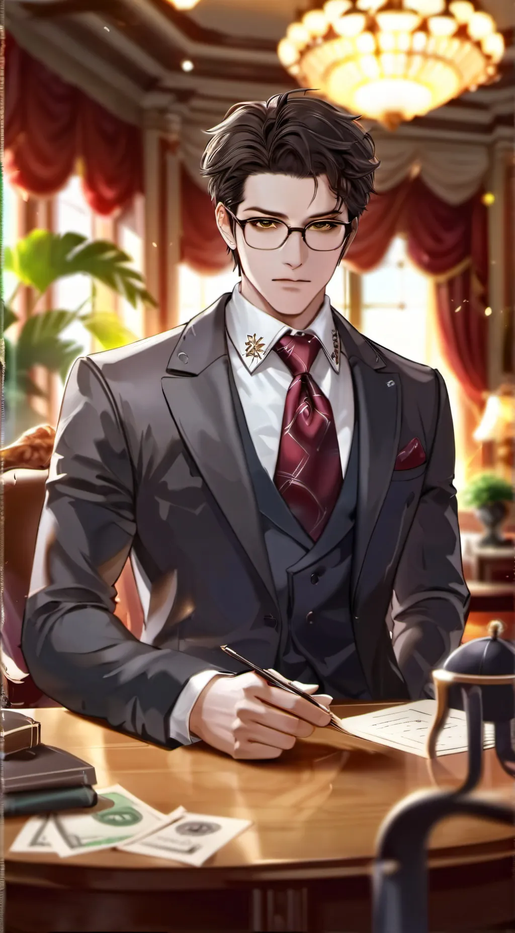 ai character: » Andrew Silas „♪! background