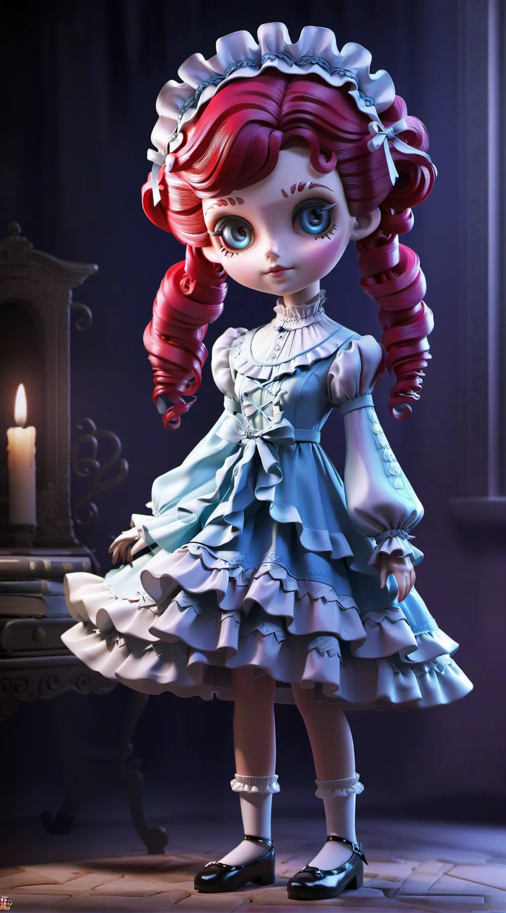 ai character: Poppy background
