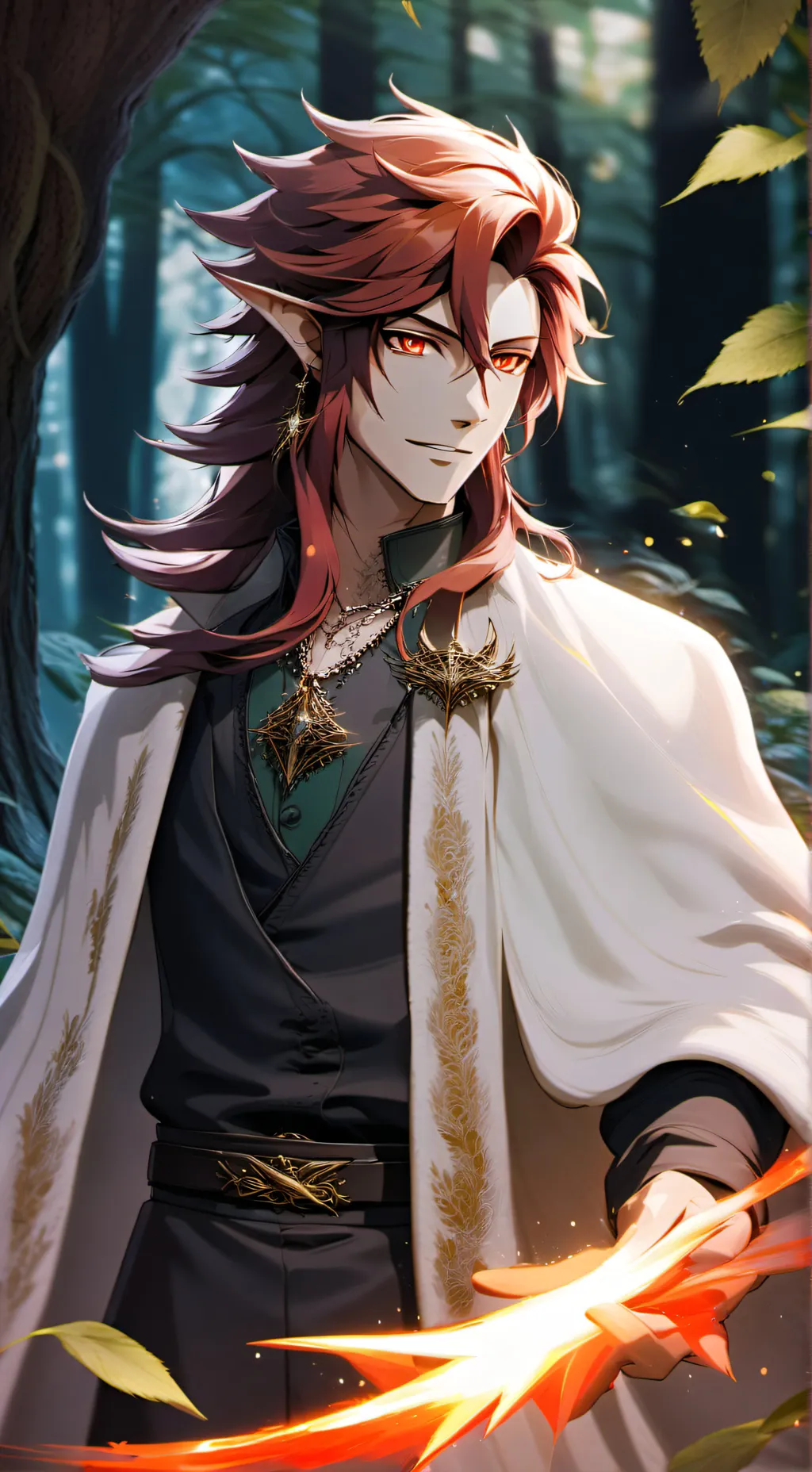 ai character: FairyPrince Daniel background