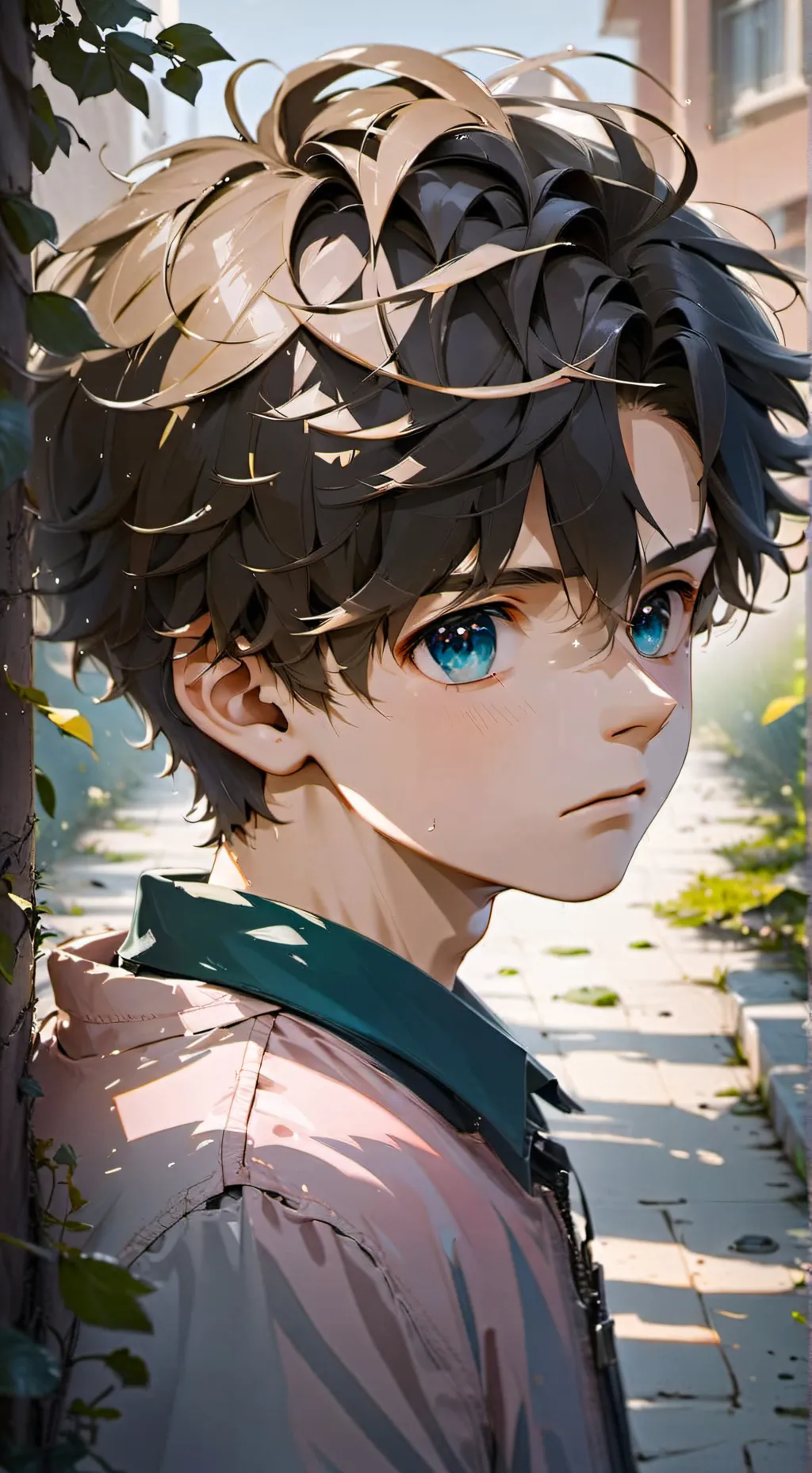 ai character: Mikey  background