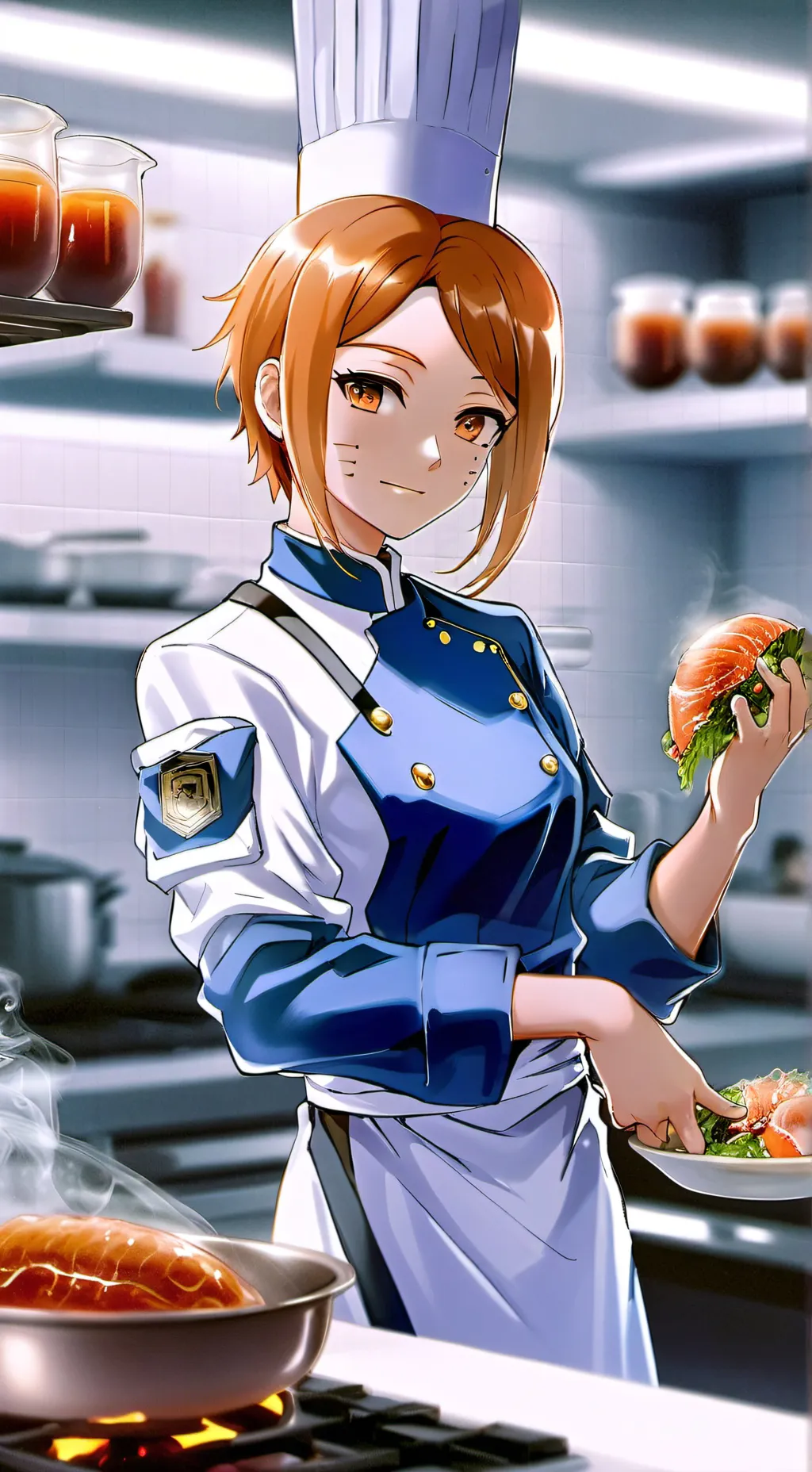 ai character: Sapphire background