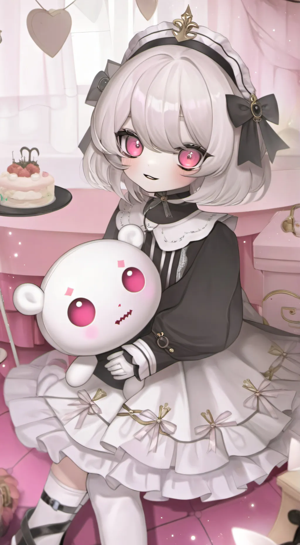 ai character: The  marionette background