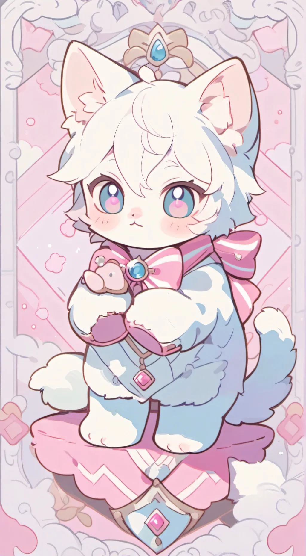 ai character: Dw pick me background