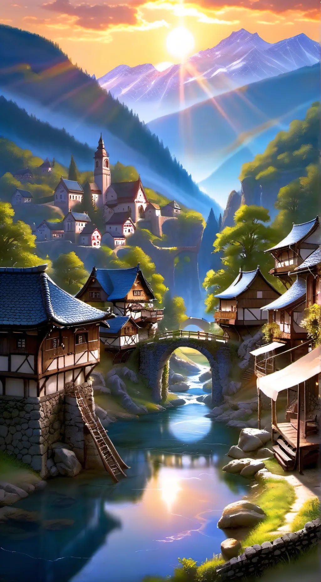 ai character: gc in blox town  background