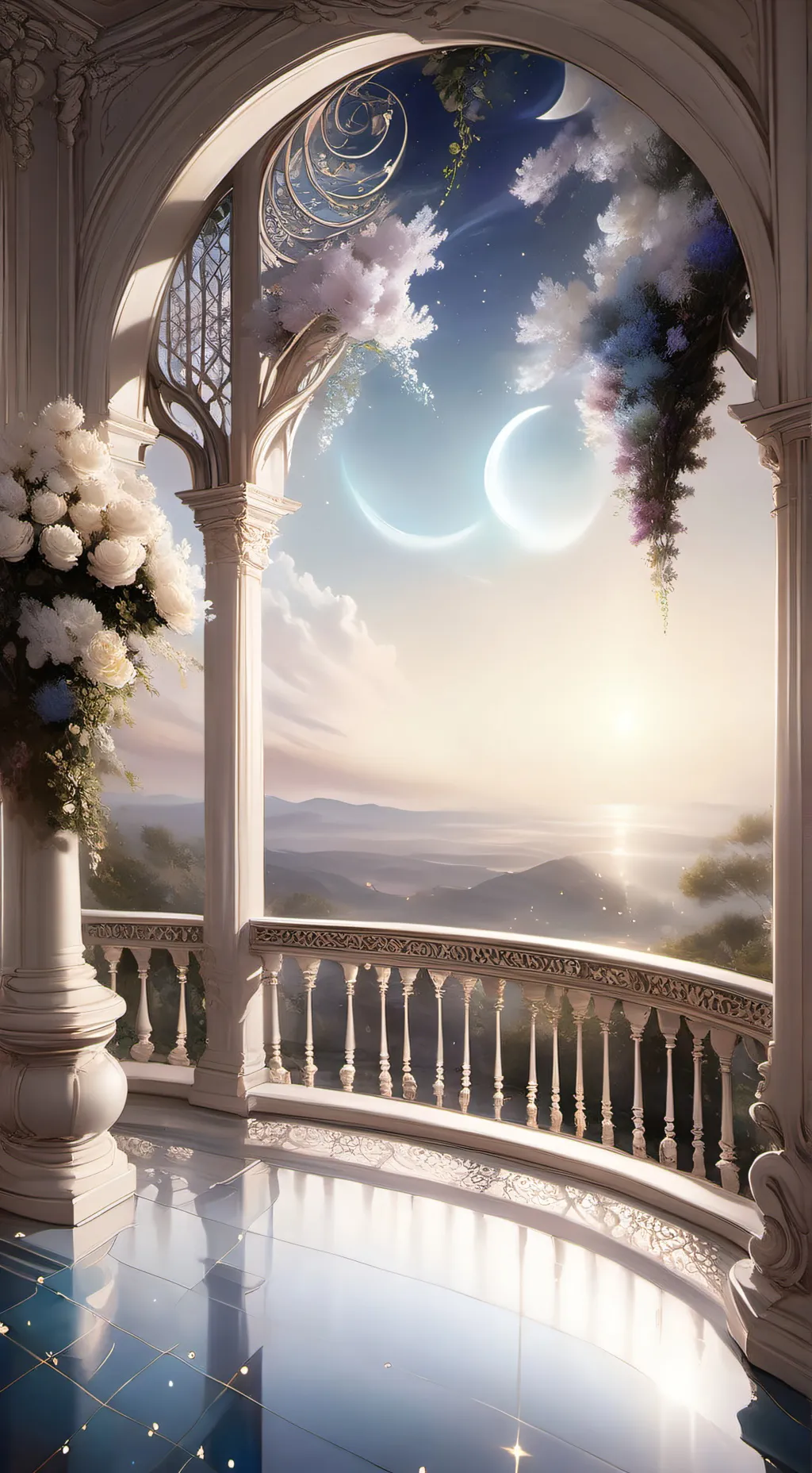 ai character: Heaven hh au background