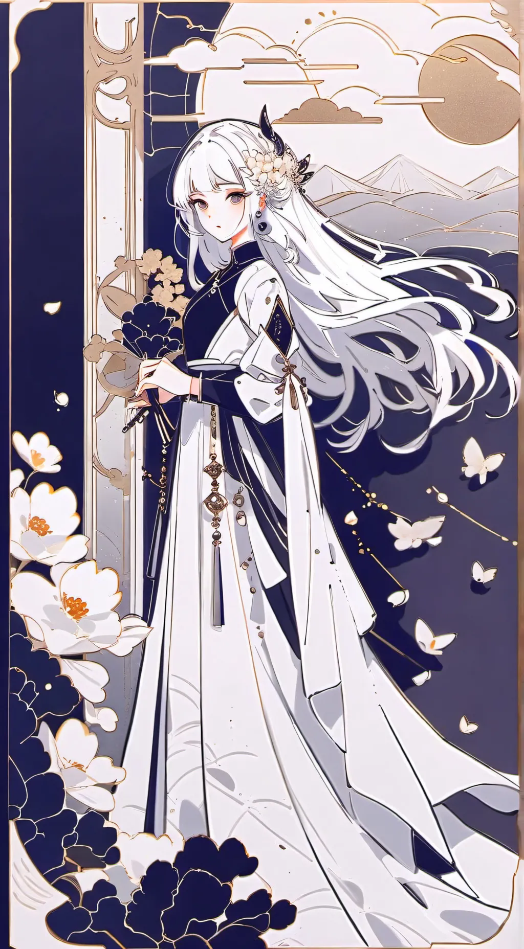 ai character: Lunar background