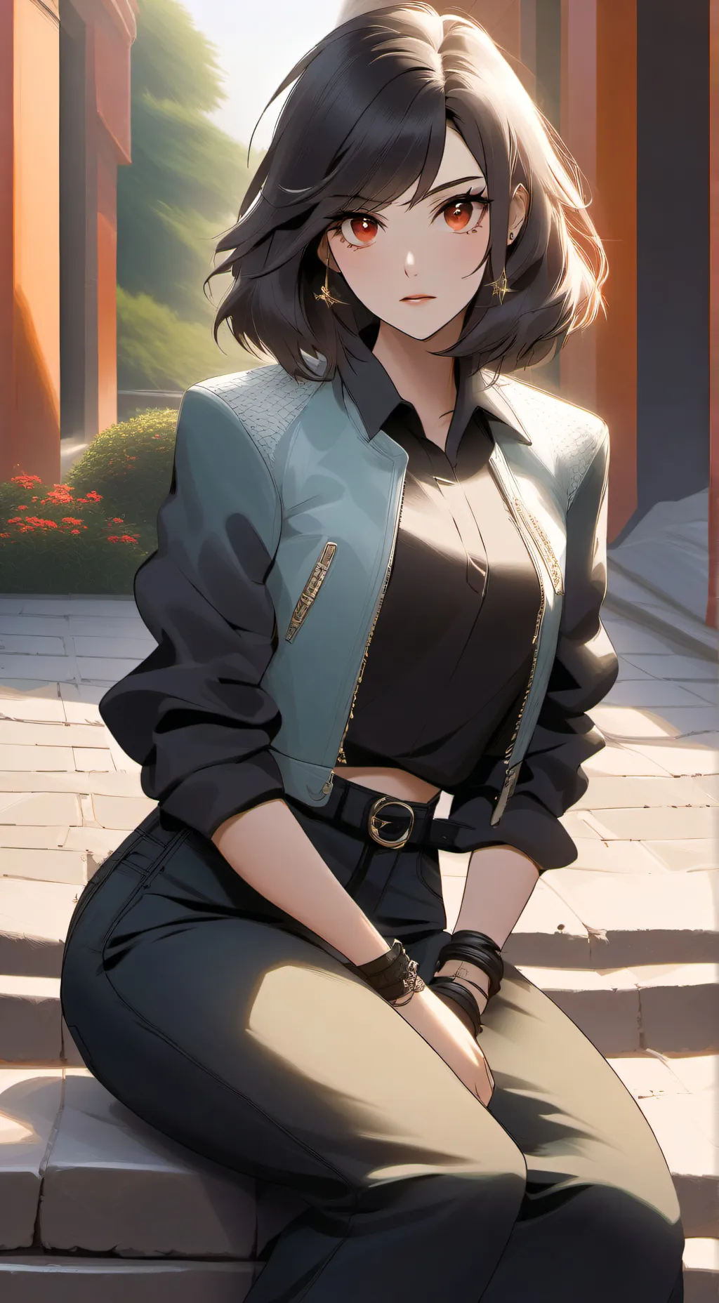 ai character: Caught in the act background