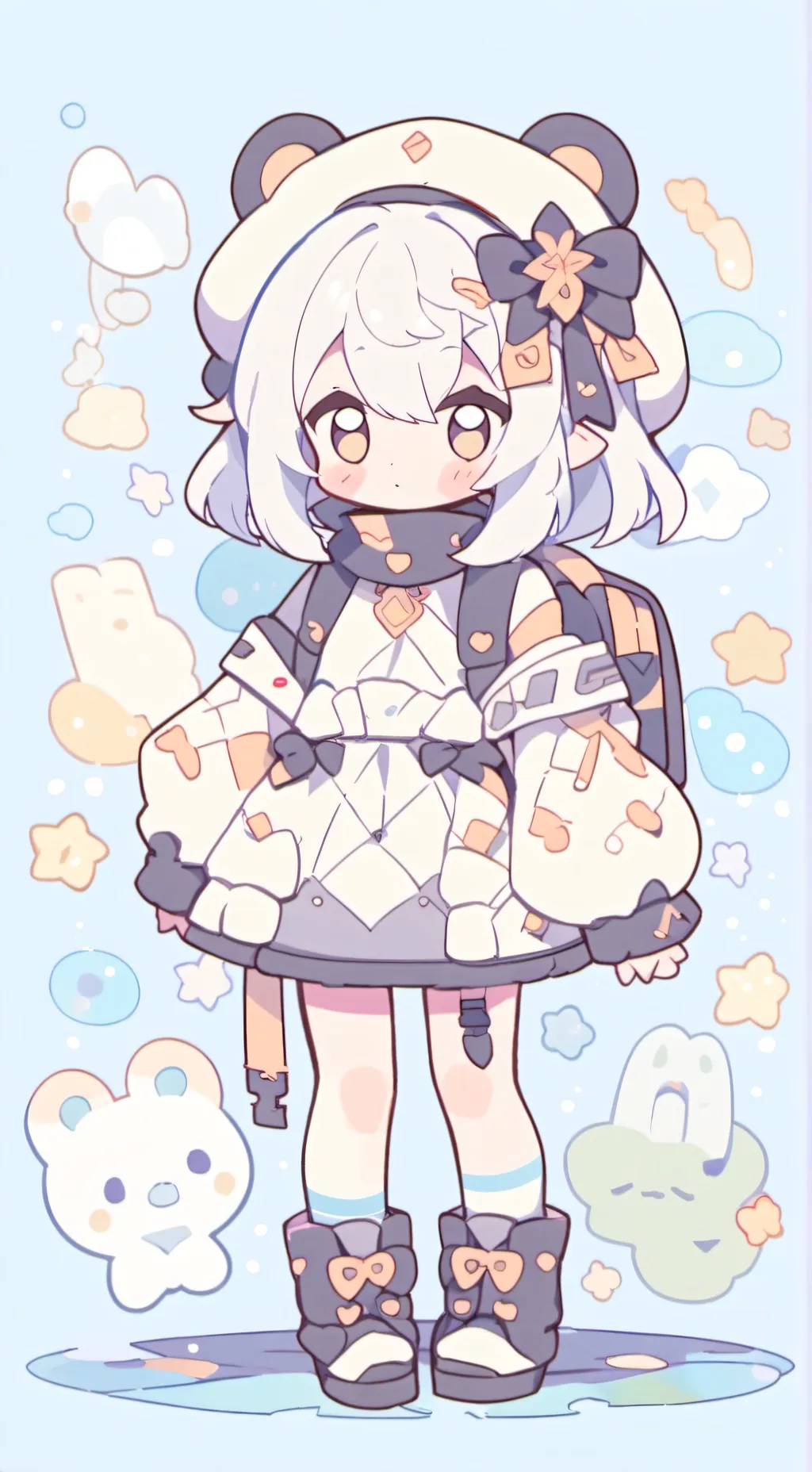 ai character: cita con Deku background