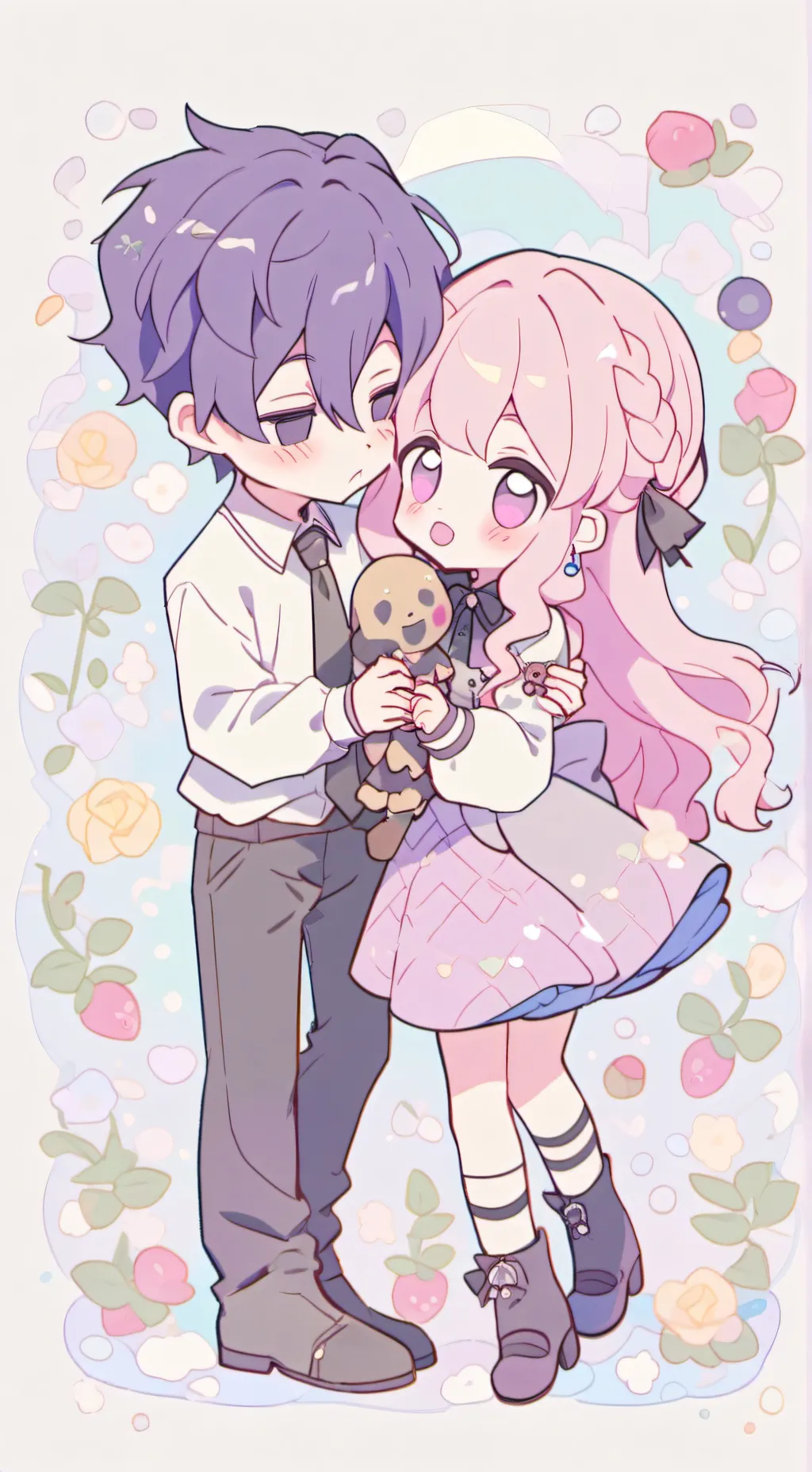 ai character: Royal ball background