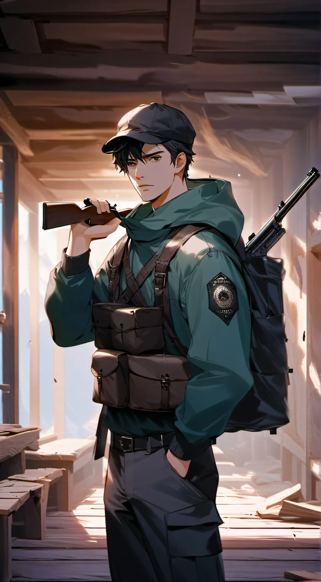 ai character: zombie apocalypse  background