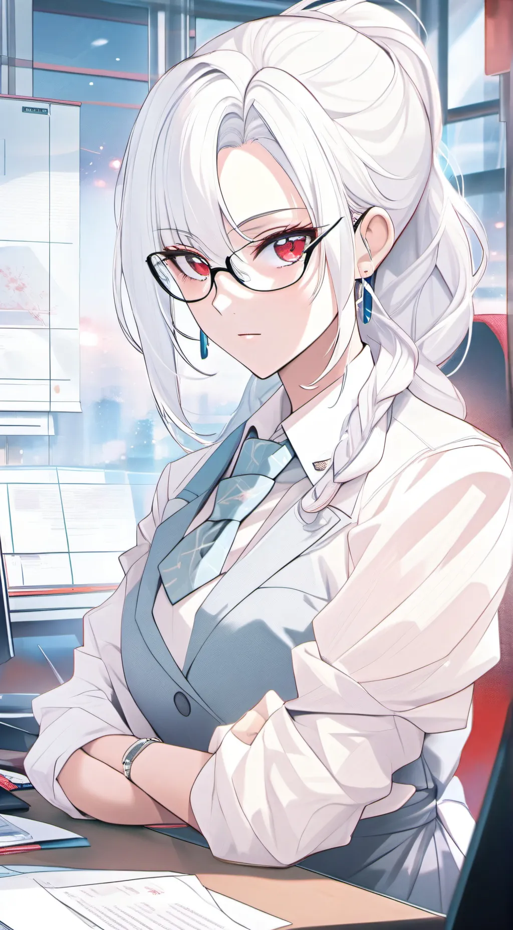 ai character: Ruki O'Hara  background