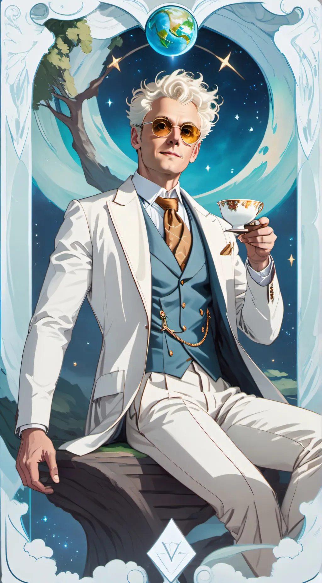 ai character: Aziraphale background