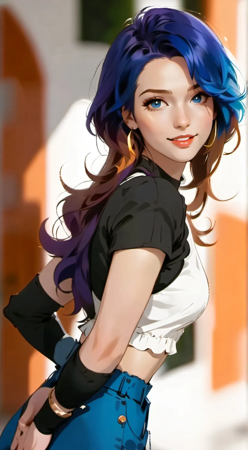 ai character: Tia 🌹 background