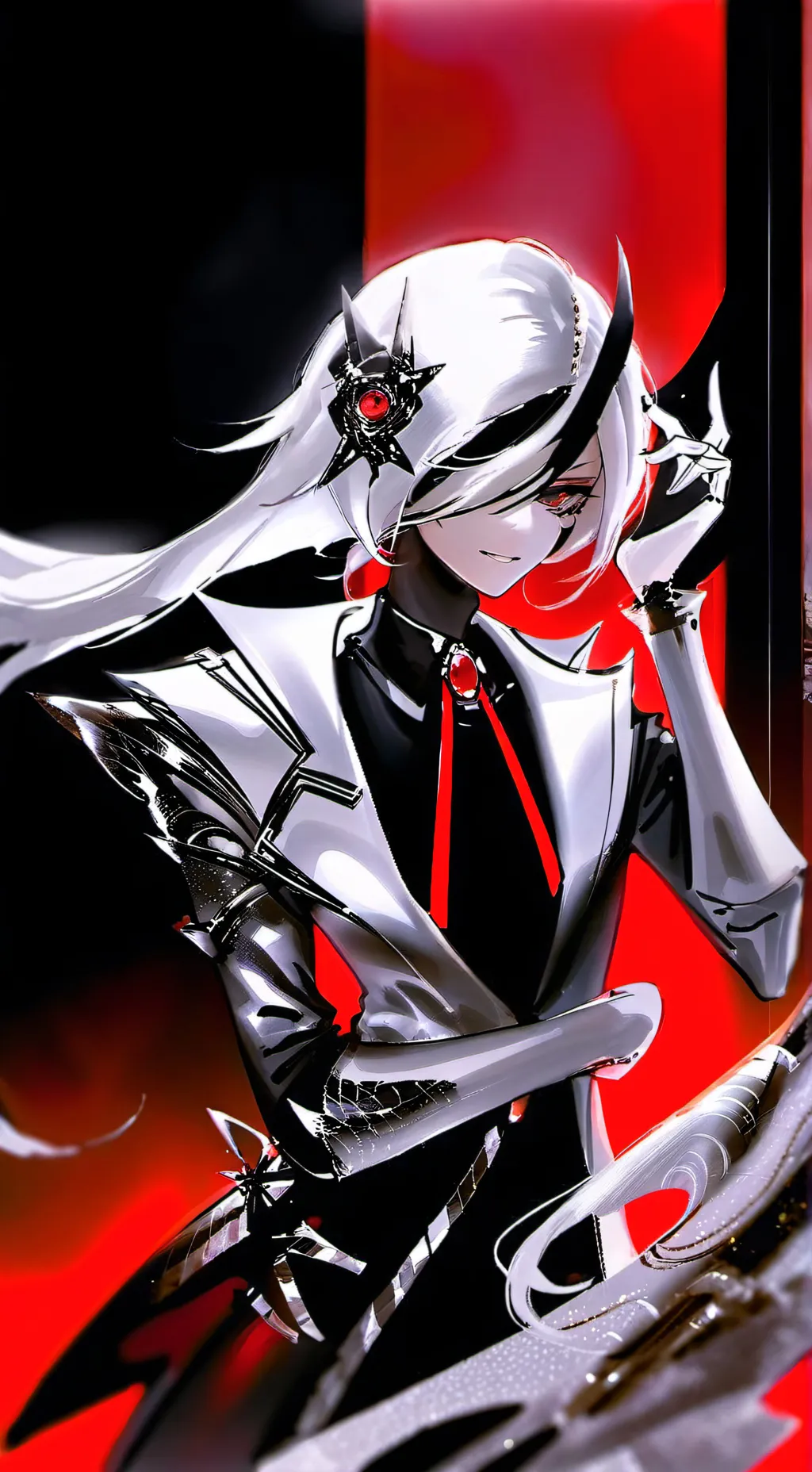 ai character: Hazbin road trip background