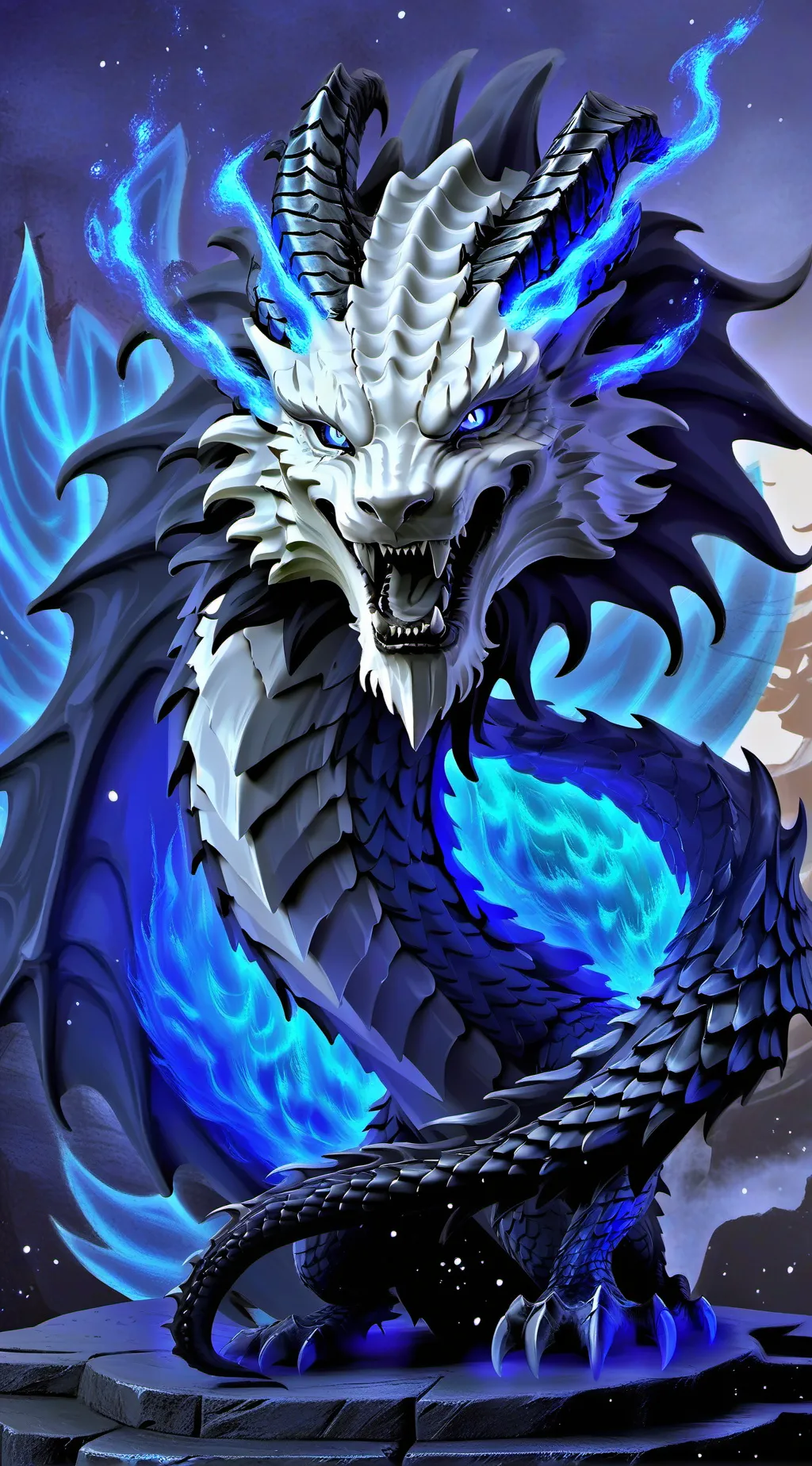 ai character: Dragon  background