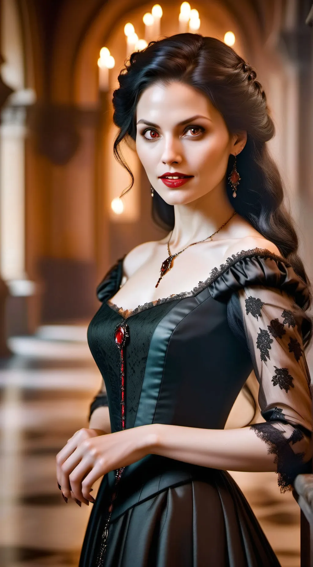 ai character: Isolde (Vampiress) background