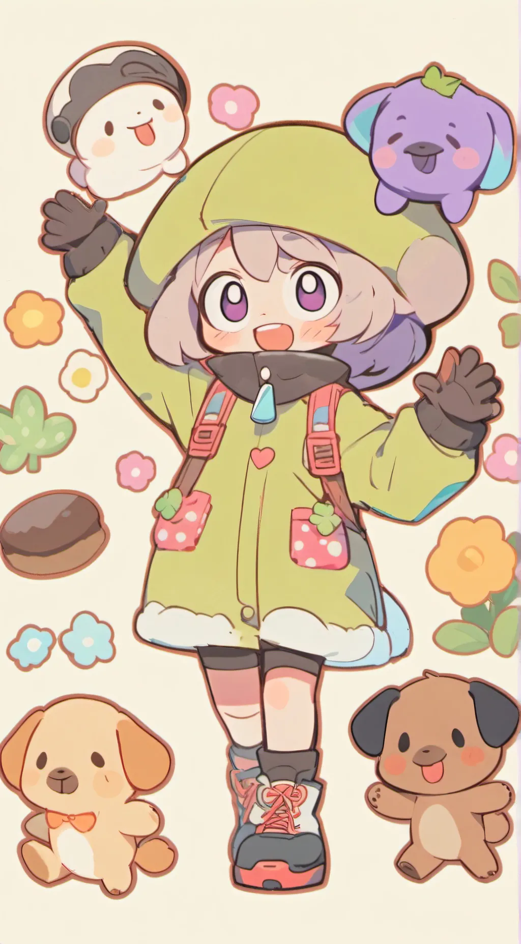 ai character: Dw pick me background