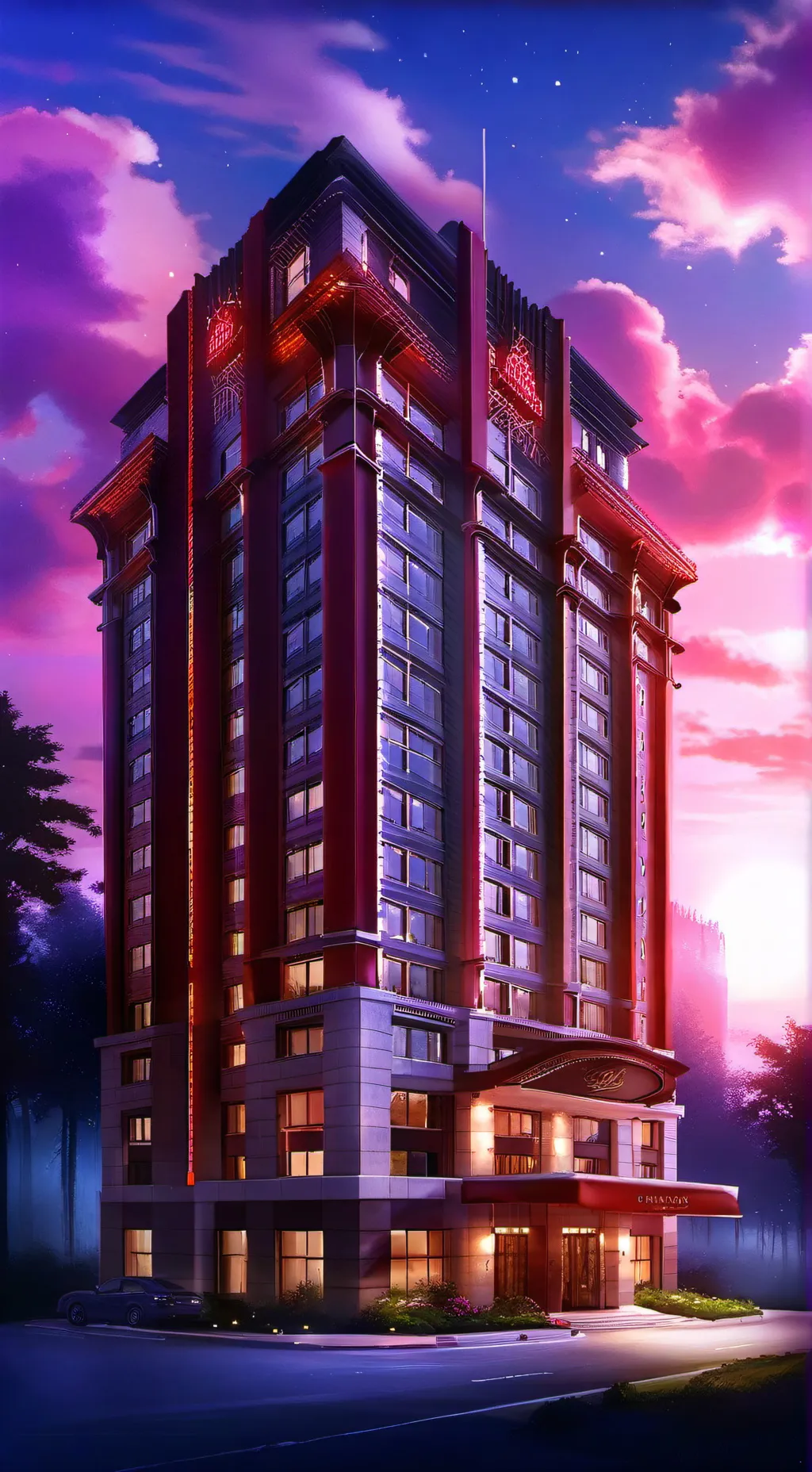 ai character: Visiting hell?(au) background