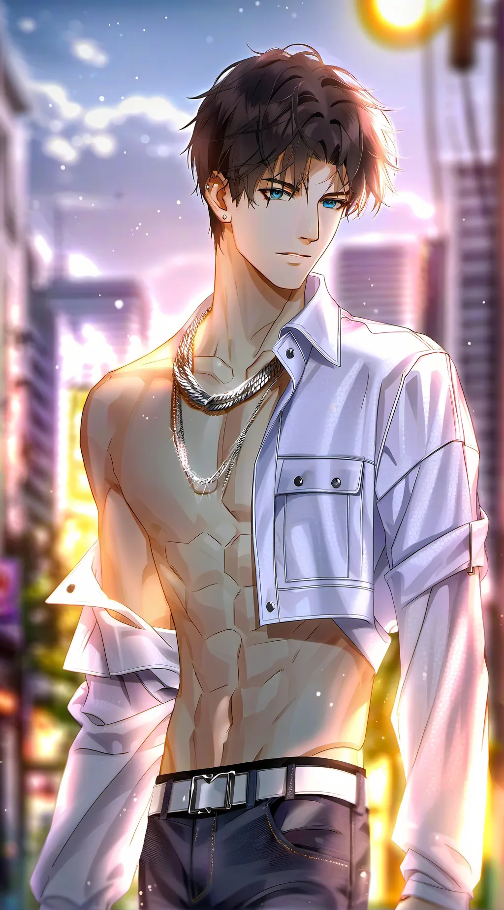 ai character: 🩷 Love potion 💙 background