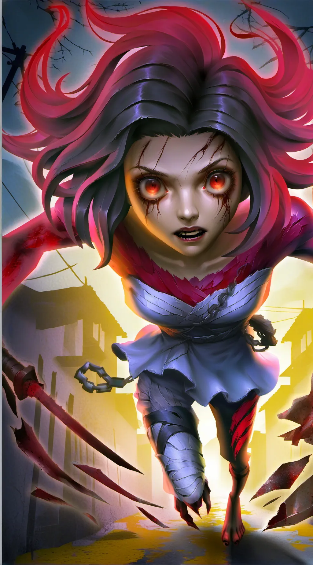 ai character: Teke Teke background