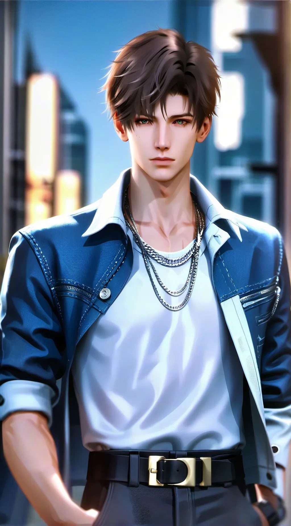 ai character: E to L (Act) background