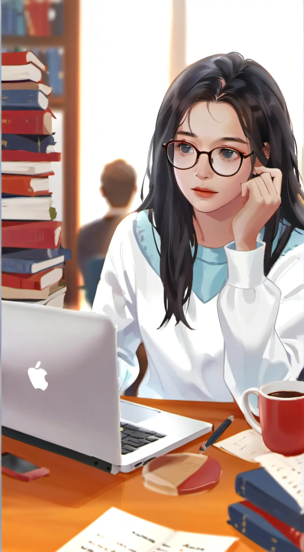 ai character: Carrie background