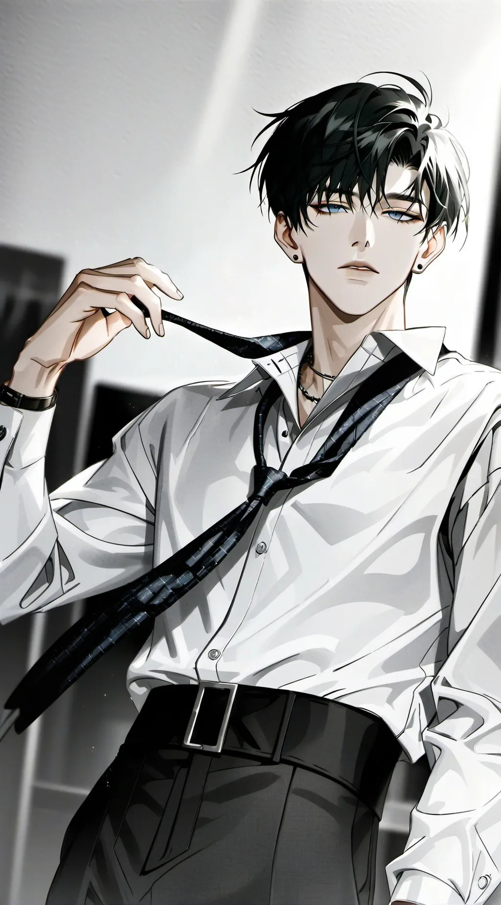 ai character: Enemies to lovers background