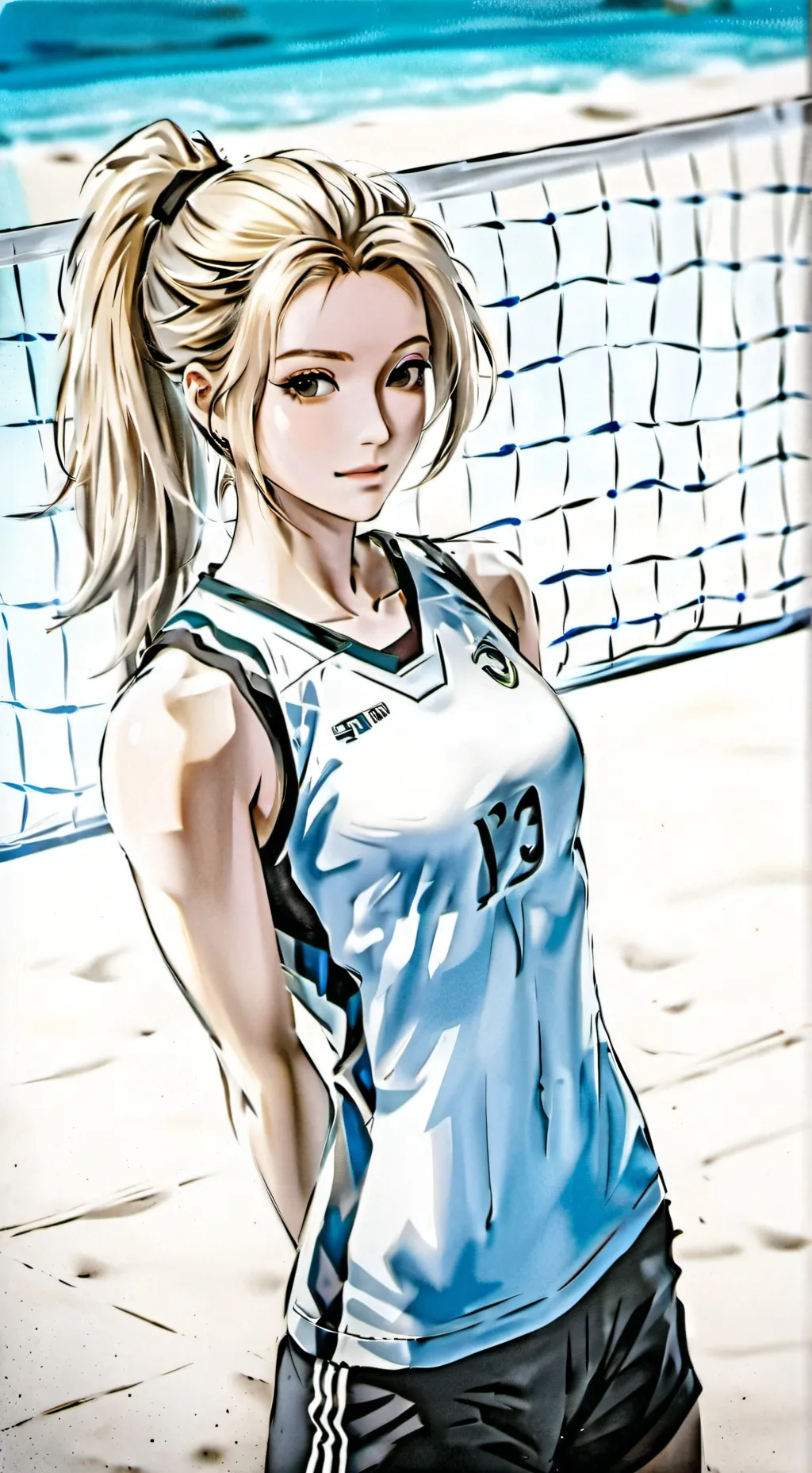 ai character: mha volleyball  background