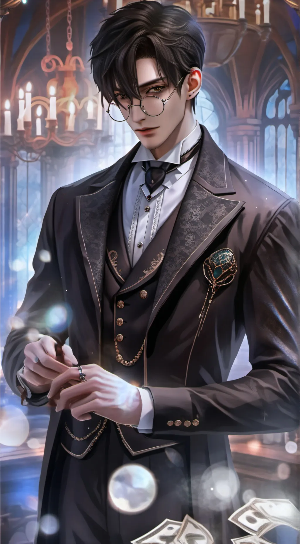 ai character: Victor  background