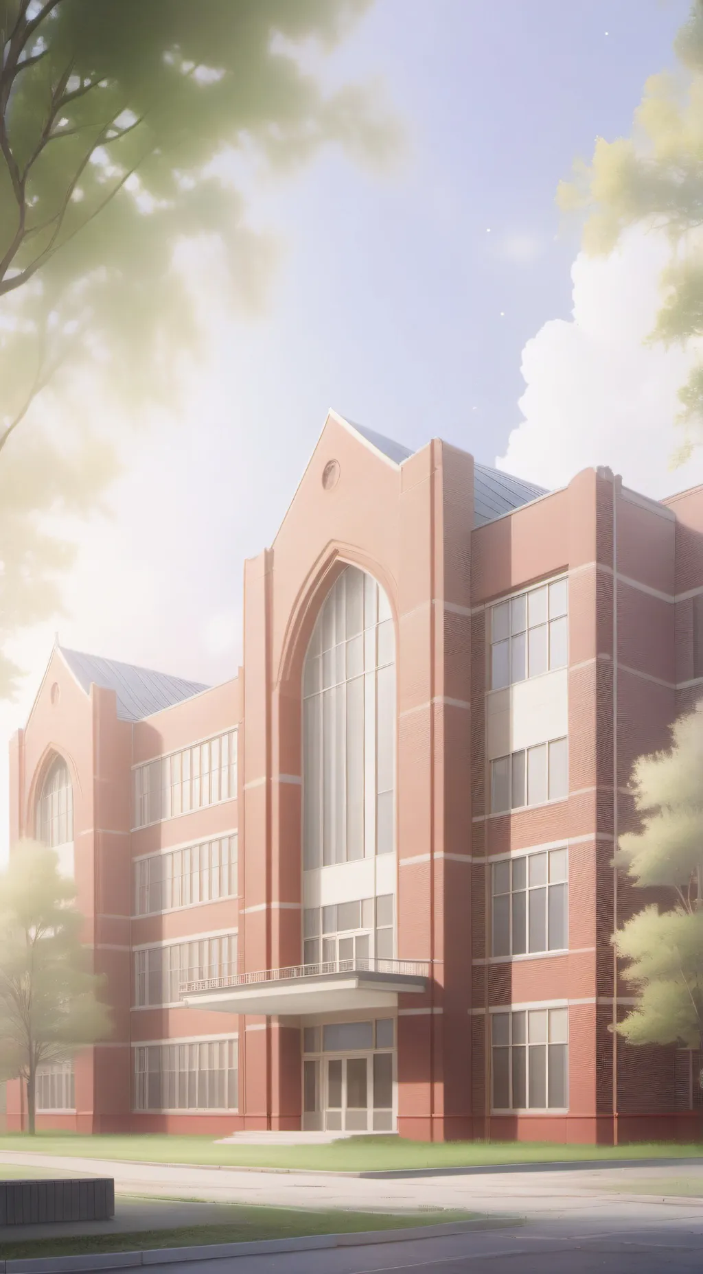 ai character: school background