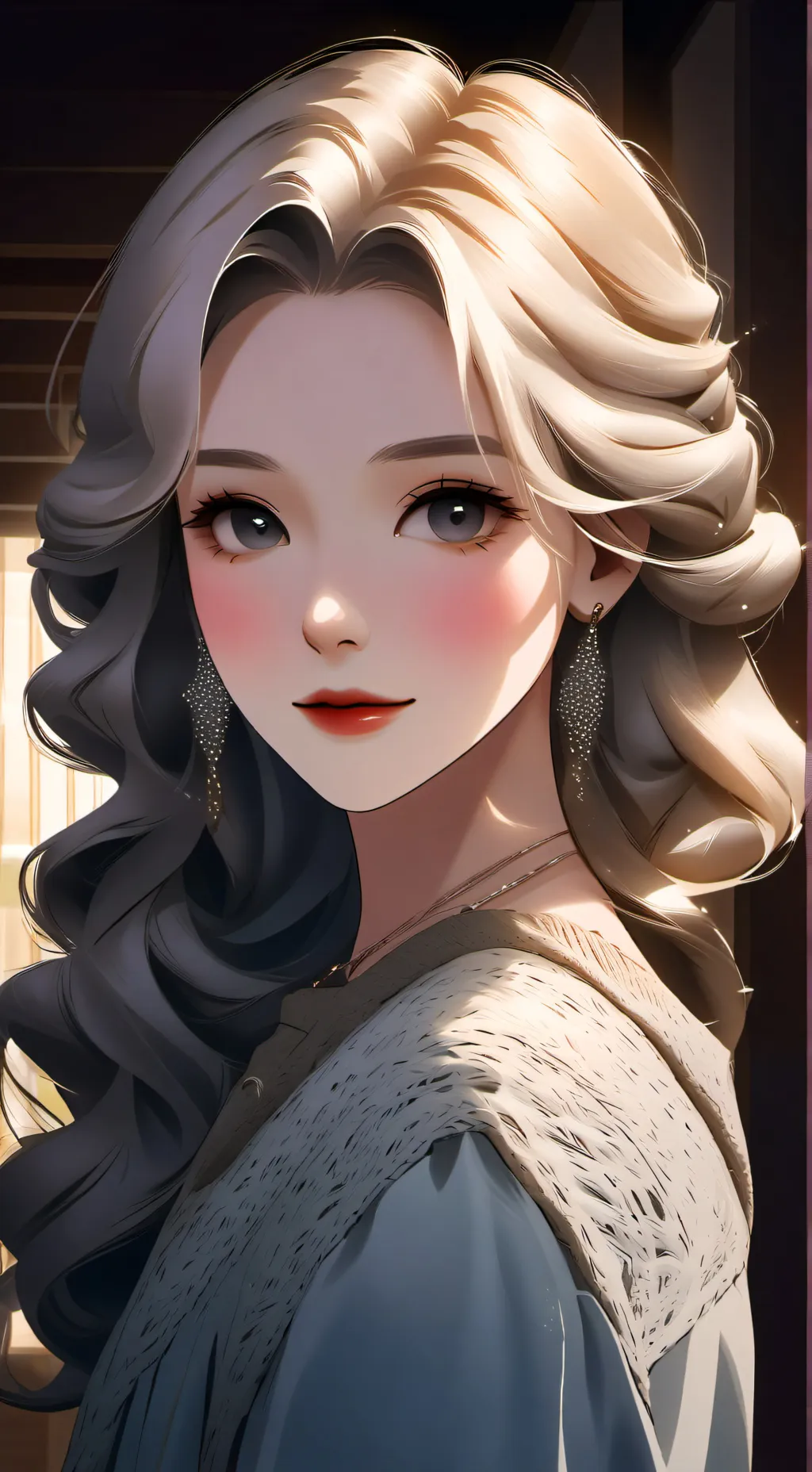 ai character: the wedding background