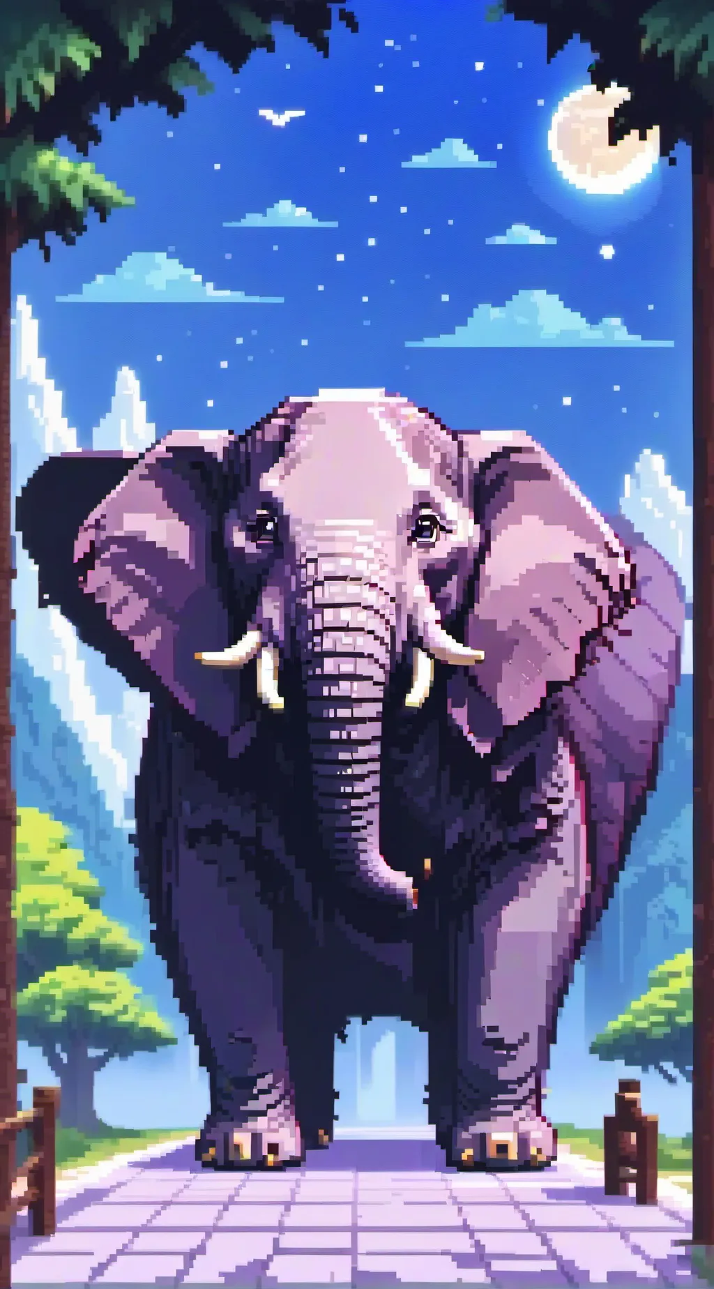 ai character: Zoo background