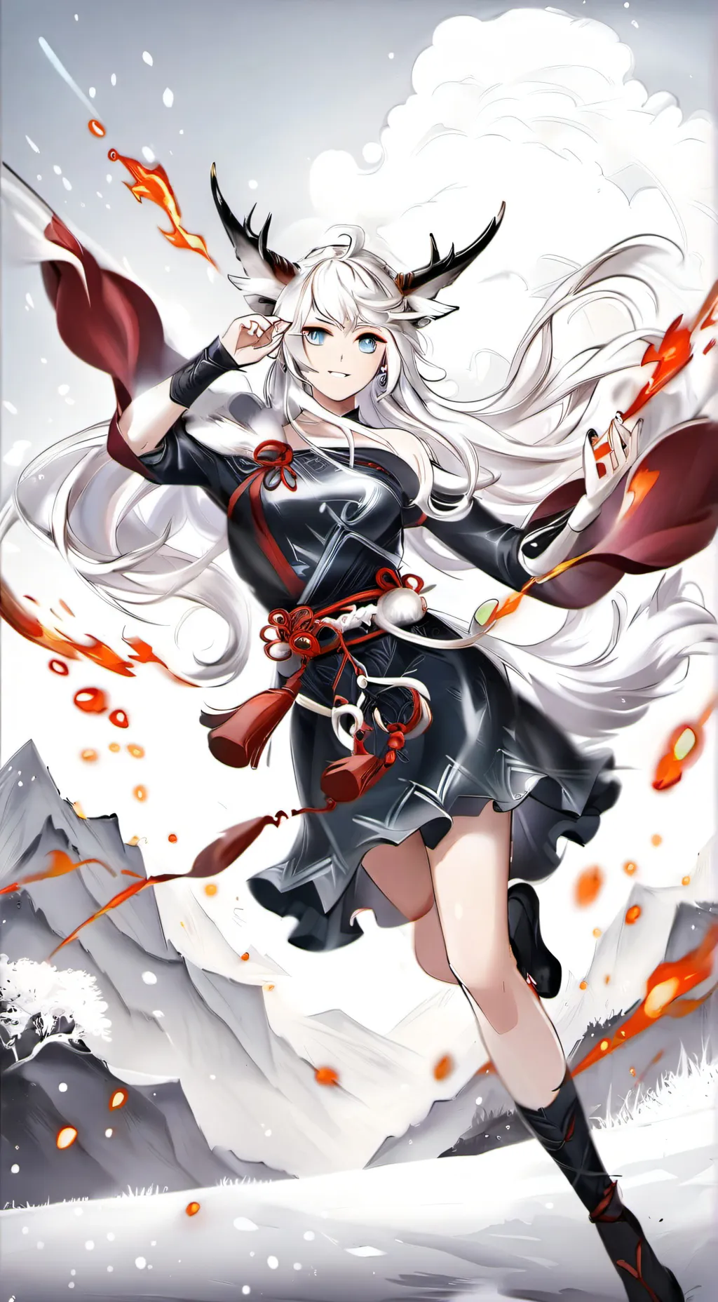 ai character: Akita background