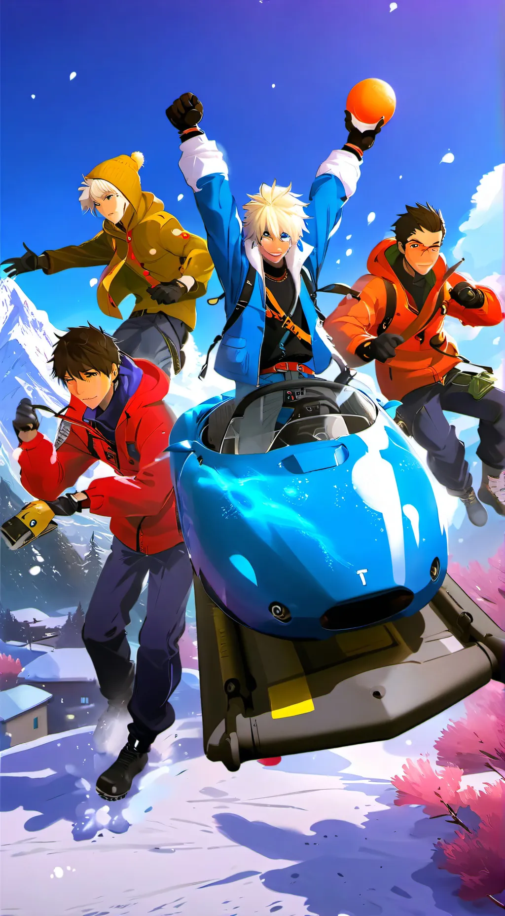 ai character: miguel×_× background