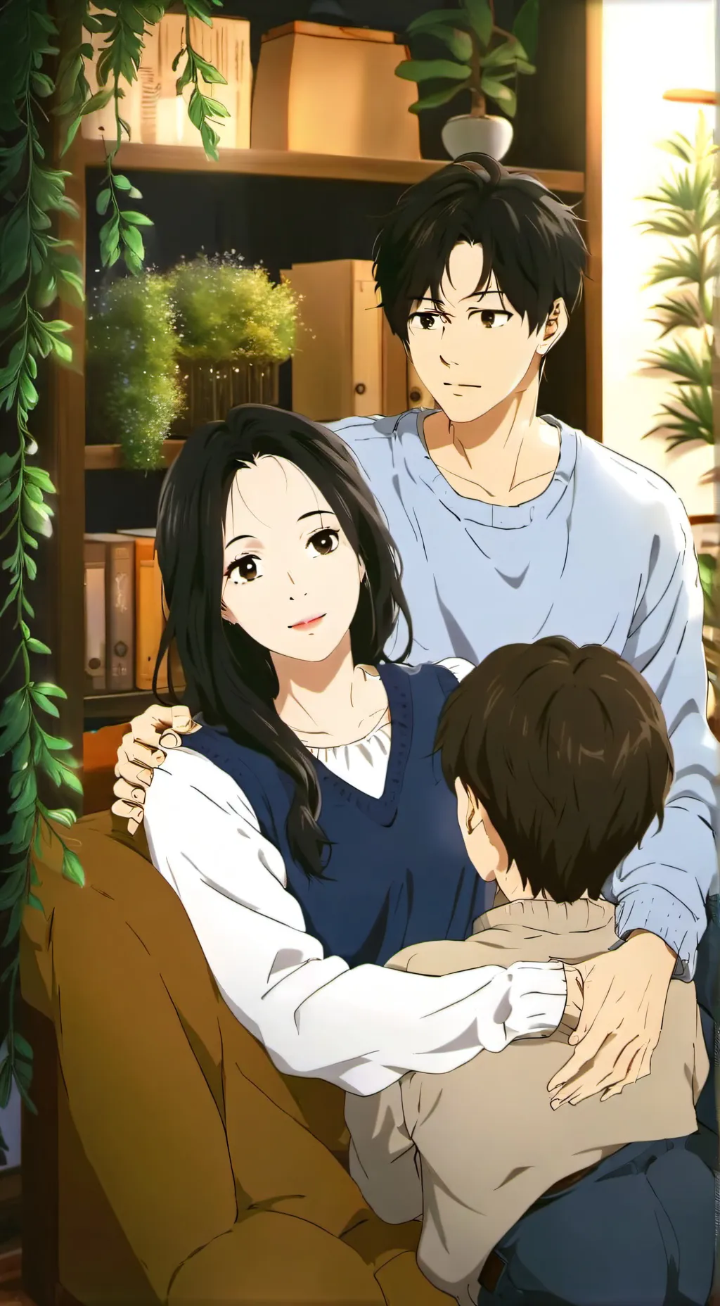 ai character: weird ahh couple background