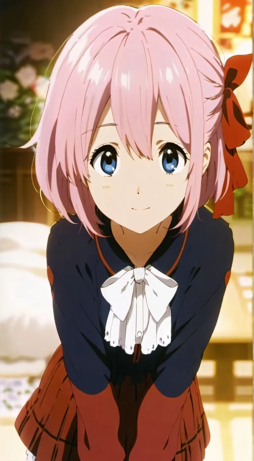 ai character: Sayori from DDLC background