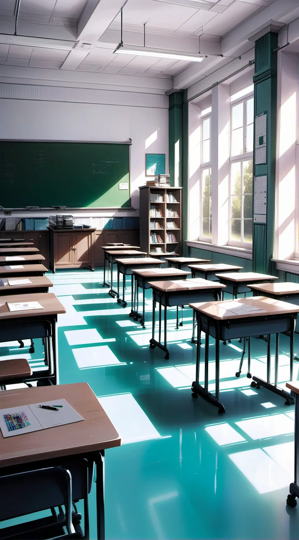 ai character: ✨SCHOOL✨ background