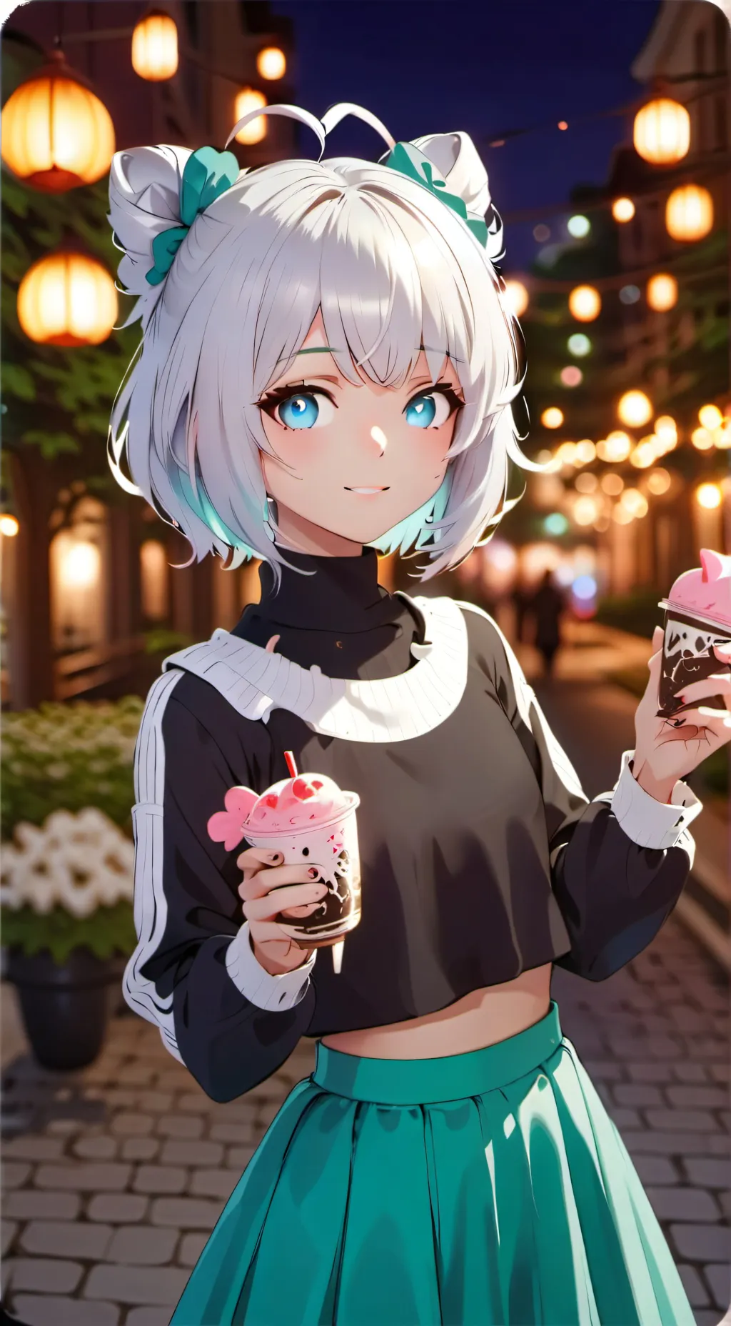 ai character: shy yn background