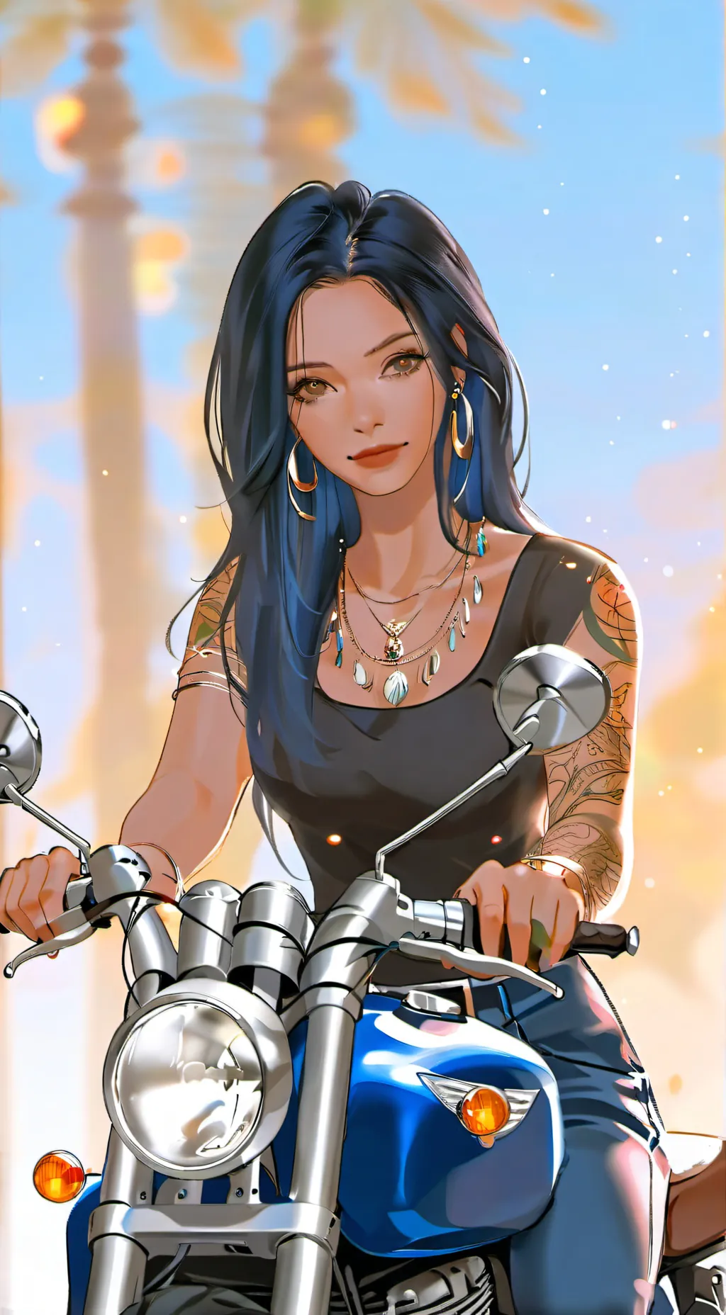 ai character: Lunar background