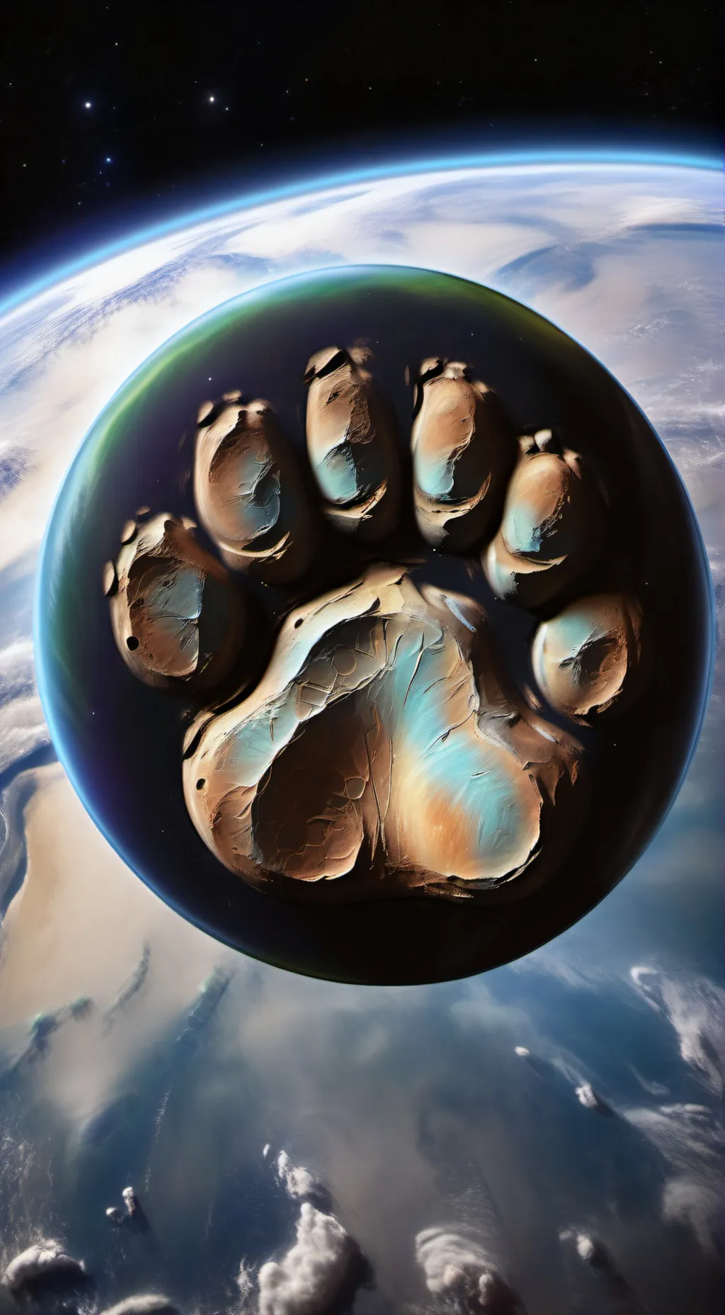 ai character: El planeta furry  background