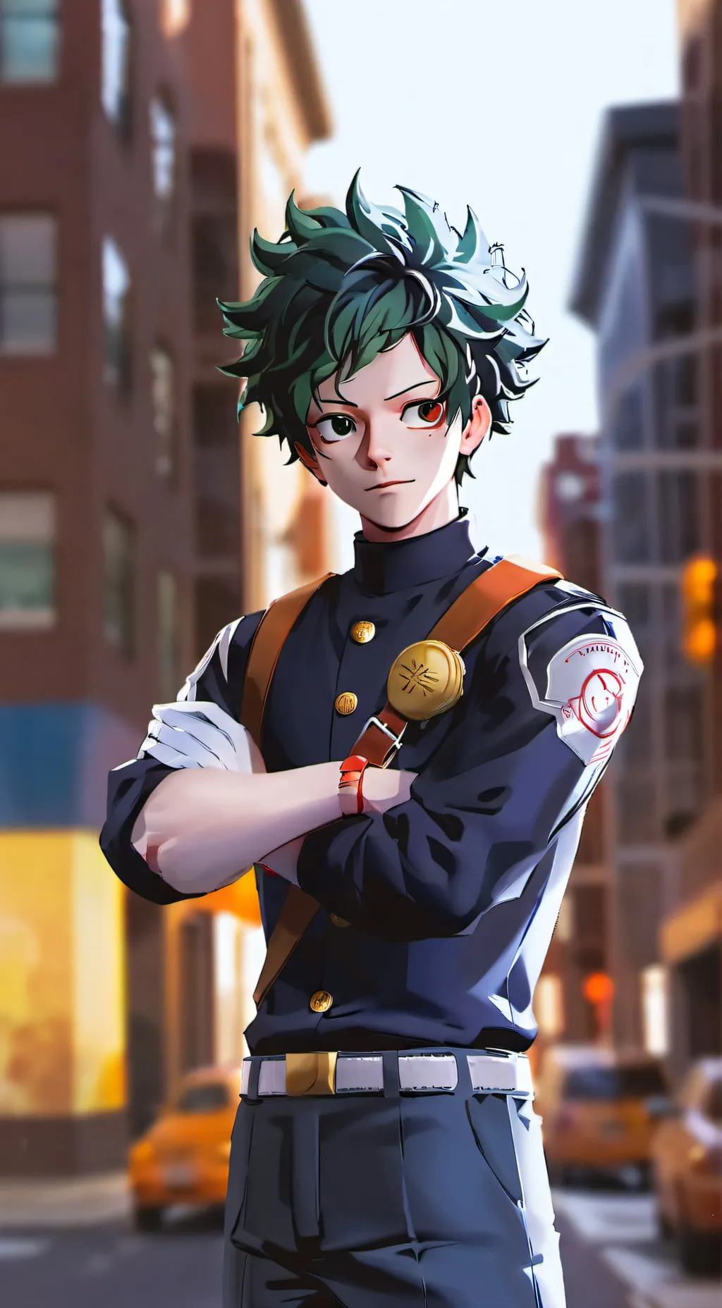 ai character: Mha in 2nd grade! background