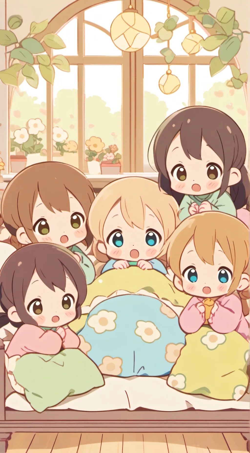 ai character: the girlies babies background